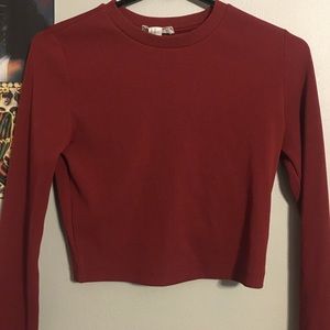 Ribbed Cropped Long-Sleeve 🦋